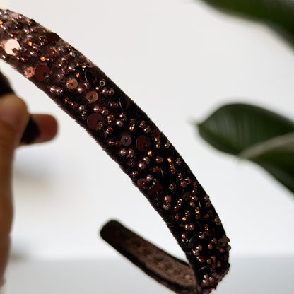 CERCHIETTO BROWN SPARKLE