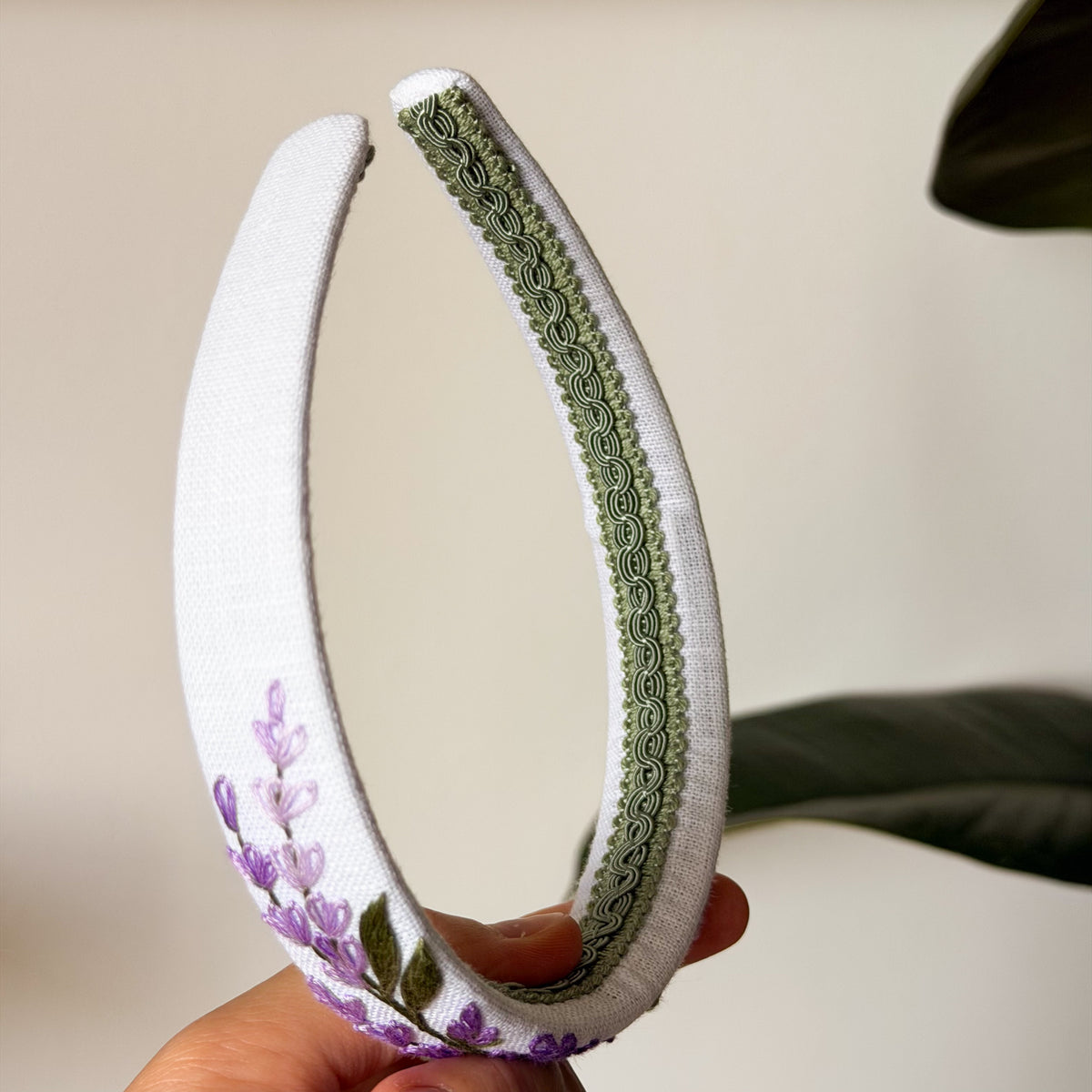 CERCHIETTO SOGNO DI LAVANDA BIANCO