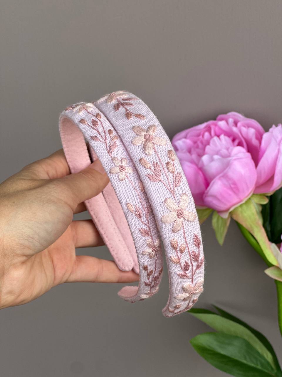 CERCHIETTO RAMO ROSA