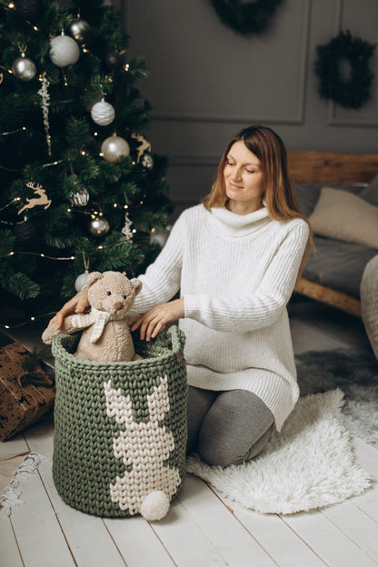 CESTA PORTAGIOCHI CONIGLIO