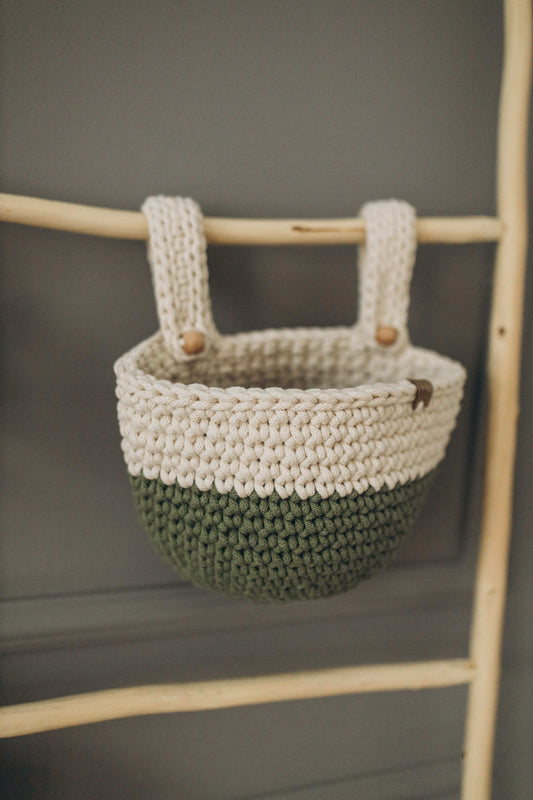 CESTINO DA APPENDERE BICOLORE