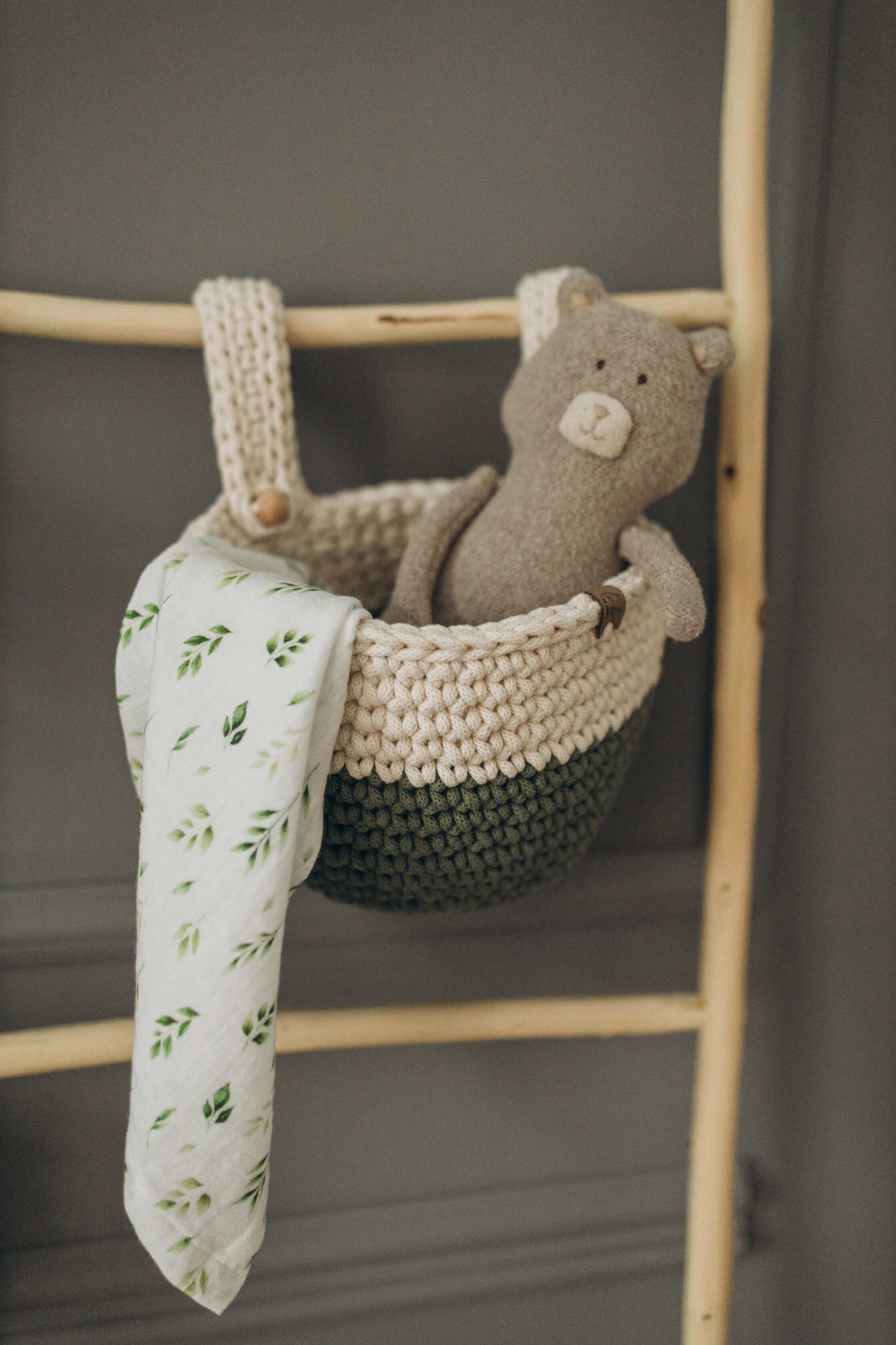 CESTINO DA APPENDERE BICOLORE